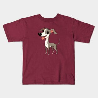 winsome italian greyhound dog Kids T-Shirt